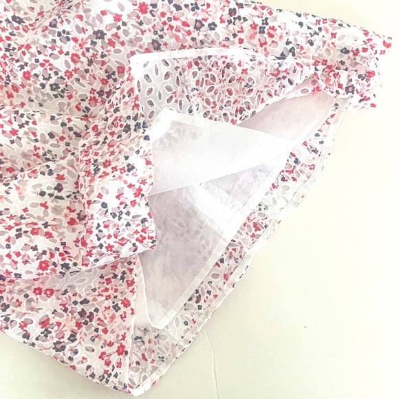 Michael Kors Floral Eyelet Cotton Shift Dress - Picture 6 of 8